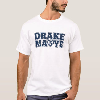 T-shirt Drake Maye Retro Collegiate Football