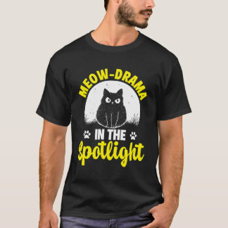 T-shirt Drama Amoureux des chats Propriétaire Animaux de c