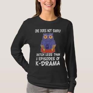 T-shirt Drama coréen Kdrama Doigt Coeur Pausé 1