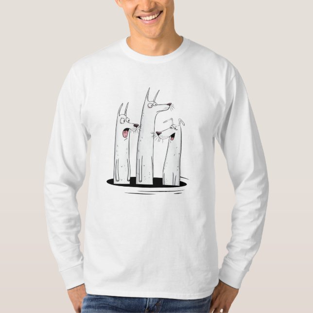 T-shirt « Drama de Toutou » – Édition Longboi (Devant)