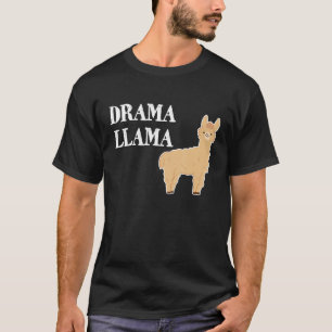 T-shirt Drama Llama Whimsical Animal Tee