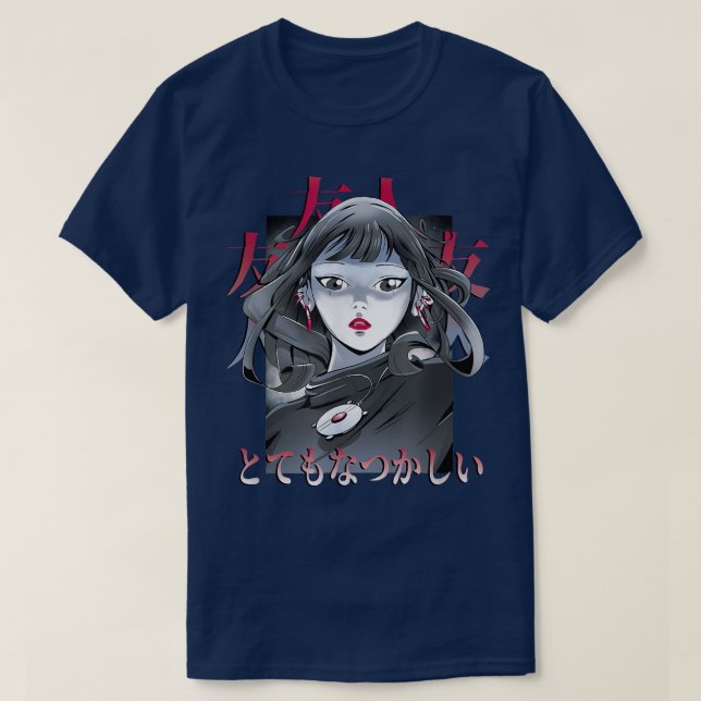 T-shirt Dramatique Anime Girl  (Design devant)