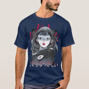 T-shirt Dramatique Anime Girl 