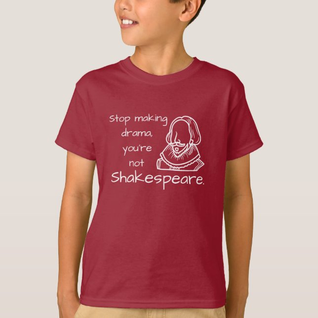 T-shirt dramatique Gaslight Shakespeare (Devant)