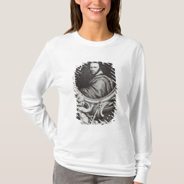 T-shirt Dramaturge de l'anglais de Ben Jonson (Devant)
