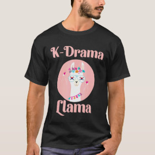 T-shirt Drame K Lama Drapeau de la Corée du Sud Amoureux d