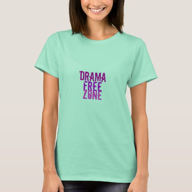 T-shirt Drame, libre, zone (Devant)