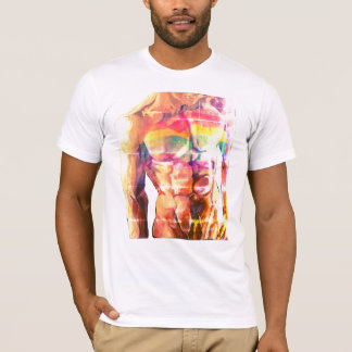 T-Shirt drapeau 2 torso masculin