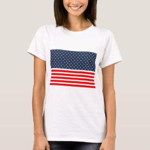 T-shirt drapeau 4 juillet américain