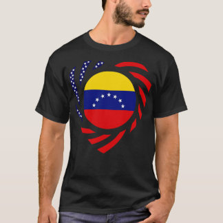 T-shirt Drapeau 7 S vénézuélien du Patriot Multinational A