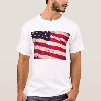 T-SHIRT DRAPEAU 9-11-01