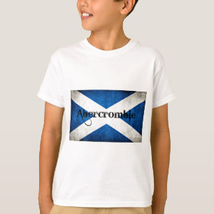 T-shirt Drapeau Abercrombie Grunge