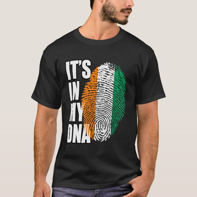 T-shirt Drapeau Adn du Patrimoine ivoirien (Devant)