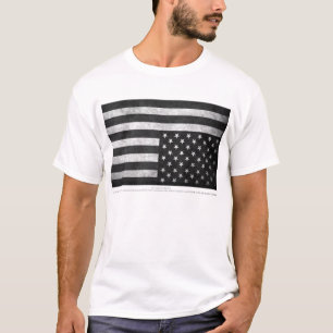 T-shirt Drapeau affligé