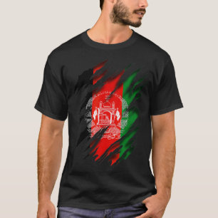 T-shirt Drapeau Afghanistan