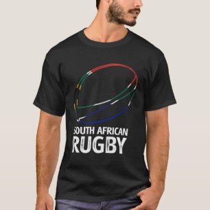 T-shirt Drapeau Afrique du Sud Rugby Bokke Afrique du Sud