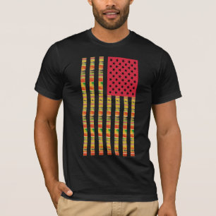 T-shirt drapeau afro-américain