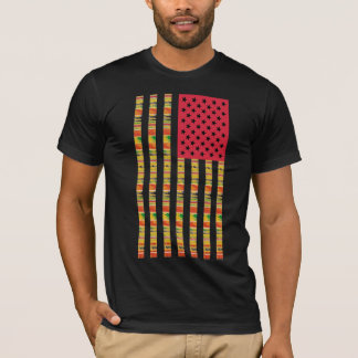 T-shirt drapeau afro-américain