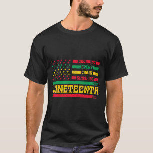T-shirt Drapeau Afro-Américain Drapeau Dun Dun Dun Dun Dun