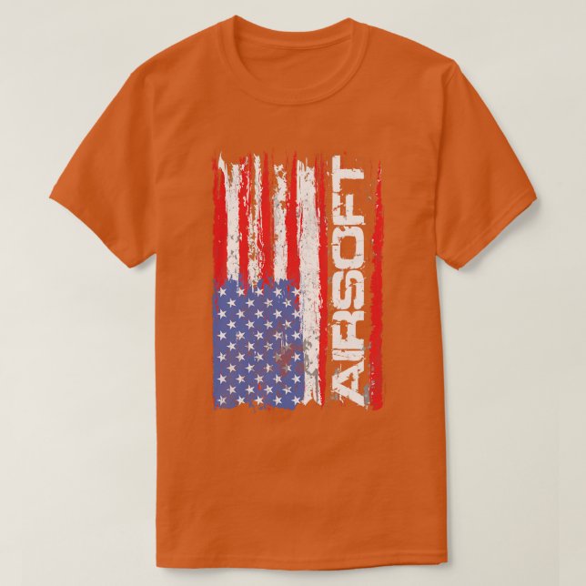 T-shirt Drapeau Airsoft USA (Design devant)