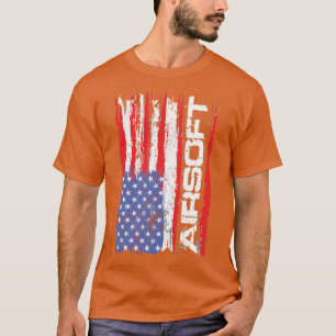 T-shirt Drapeau Airsoft USA