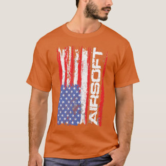 T-shirt Drapeau Airsoft USA