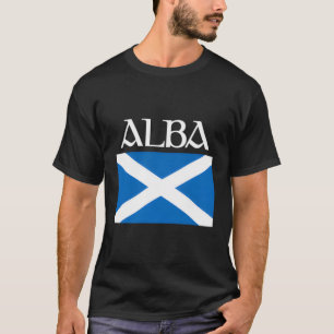 T-shirt Drapeau Alba Scotland Leine Graphic Scottish Gaeli