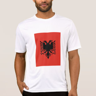 T-shirt Drapeau albanais