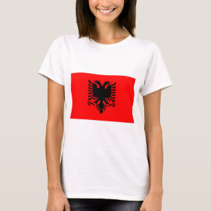 T-shirt Drapeau Albanie