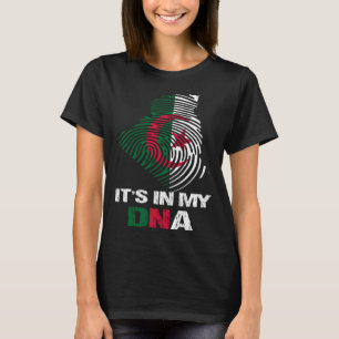T-shirt Drapeau Algérie Algérie C'est dans mon ADN 2
