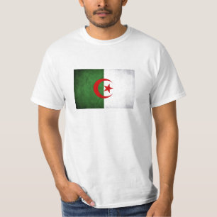 T-shirt Drapeau Algérie Grunge