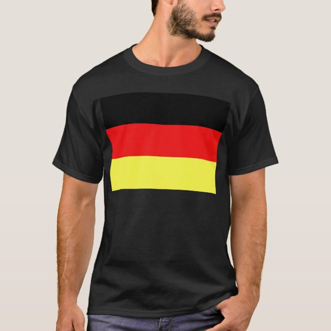T-shirt Drapeau allemand (Devant)