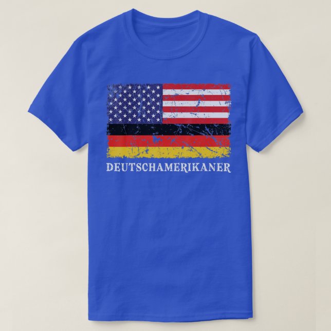 T-shirt Drapeau allemand américain Oktoberf (Design devant)