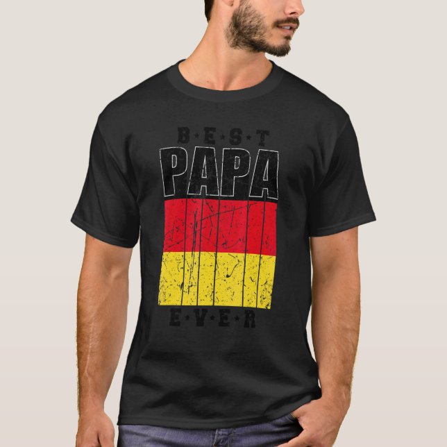 T-shirt Drapeau allemand Drapeau allemand Fête des pères A (Devant)
