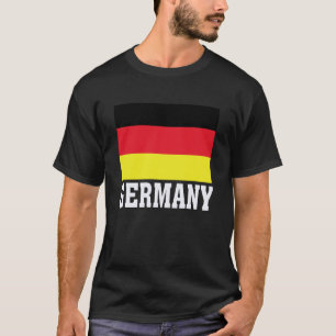 T-shirt Drapeau allemand Souvenir patriotique racines nati