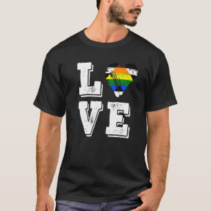 T-shirt Drapeau Ally Fierté droite Amour Allié droit Drape