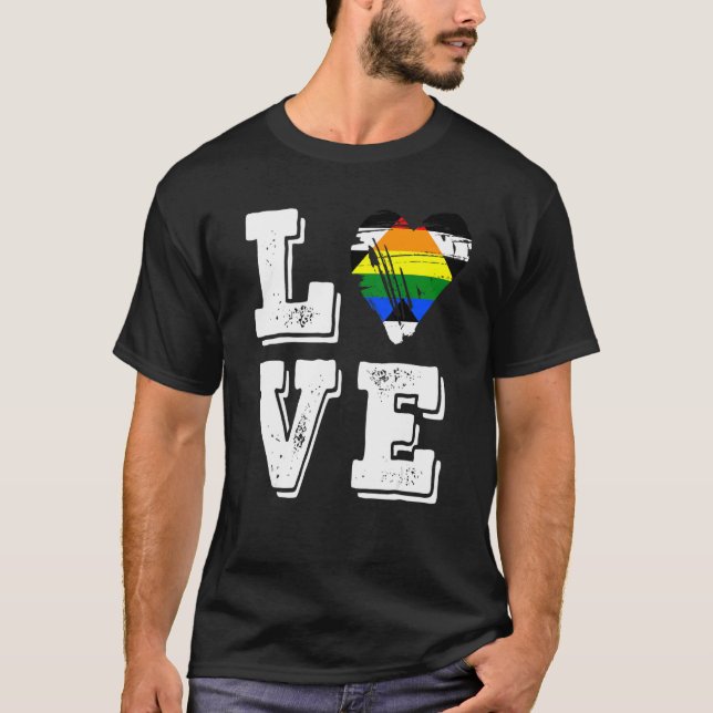 T-shirt Drapeau Ally Fierté droite Amour Allié droit Drape (Devant)