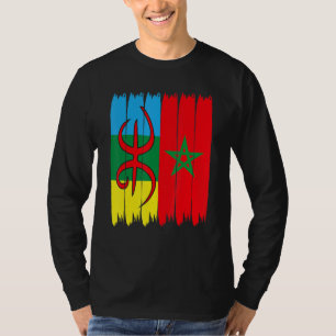 T-shirt Drapeau Amazigh maroc Fière Drapeau Amazigh Amazig