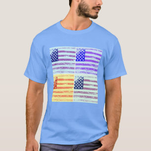 T-shirt Drapeau américain