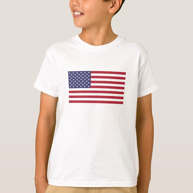 T-shirt Drapeau américain (Devant)