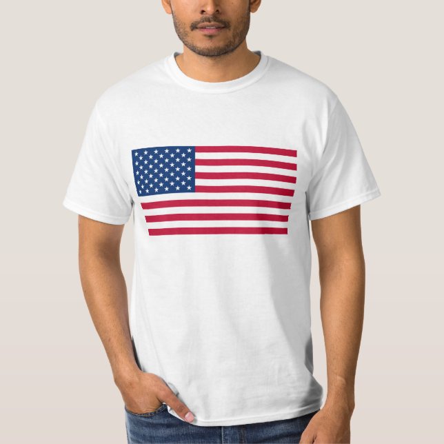 T-shirt Drapeau américain (Devant)