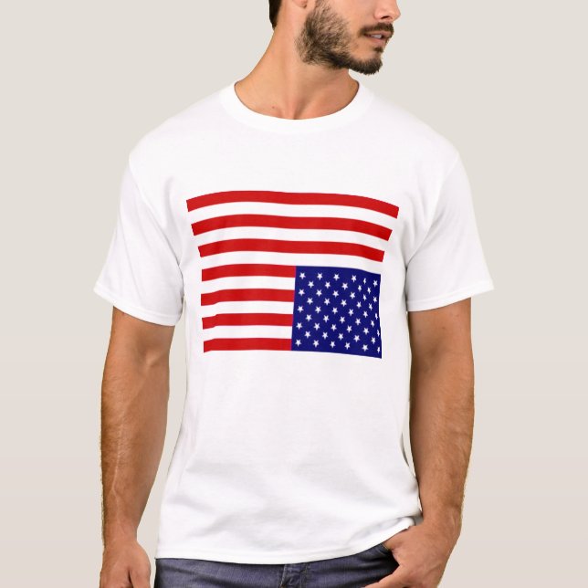T-shirt Drapeau américain (Devant)