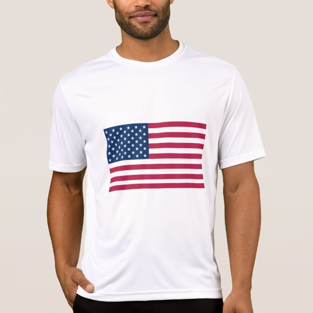 T-shirt Drapeau américain (Devant)