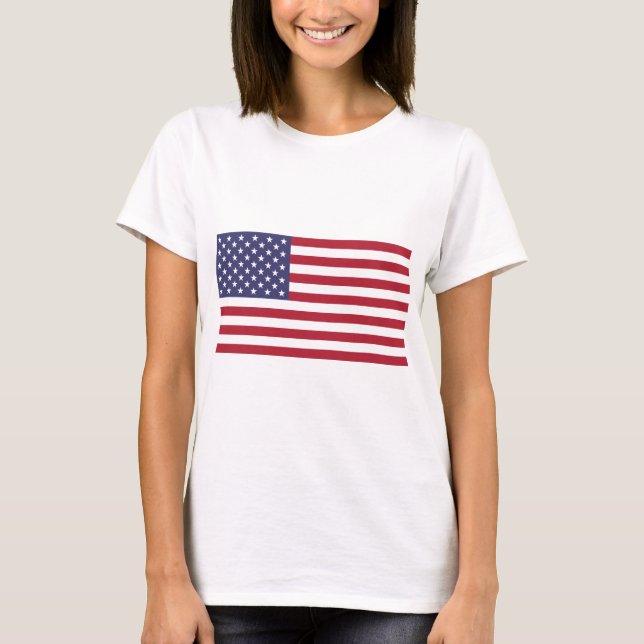 T-shirt Drapeau américain (Devant)