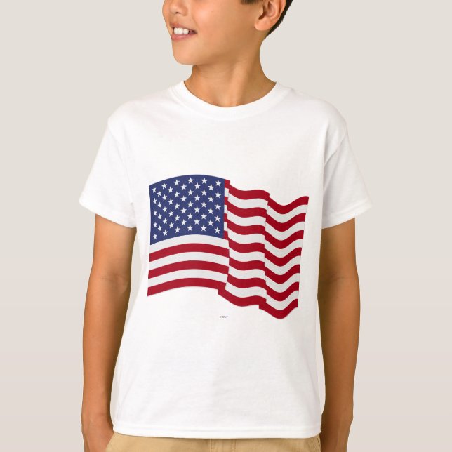 T-shirt Drapeau américain (Devant)