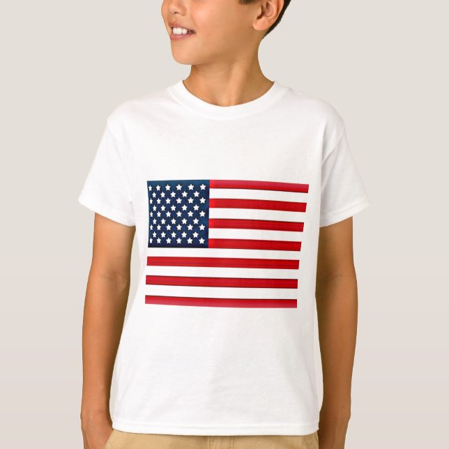 T-shirt Drapeau américain (Devant)