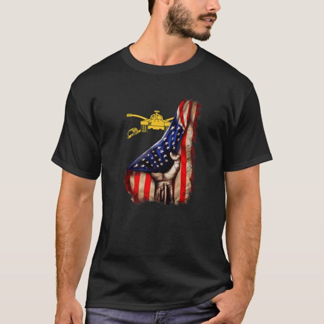 T-shirt Drapeau américain (Devant)