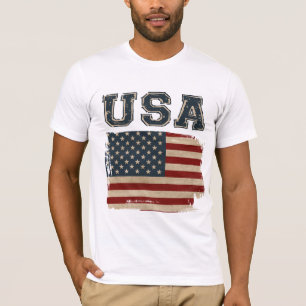 T-shirt Drapeau américain