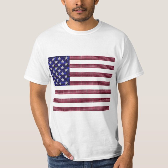 T-shirt Drapeau américain (Devant)