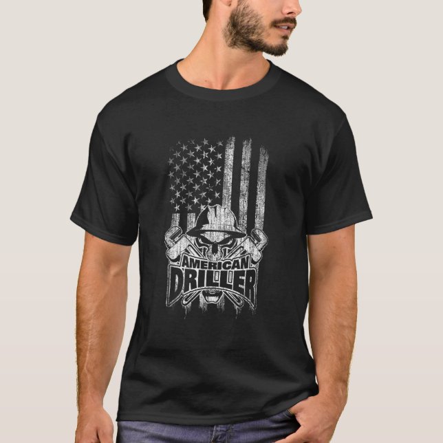 T-shirt Drapeau américain (Devant)